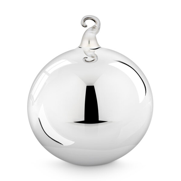 Weihnachtskugel Silber von Christian Metzner