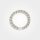 KKNEKKI Mix ivory glitter dusty lind green, geflochtener Haargummi