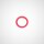 KKNEKKI Neon pink, geflochtener Haargummi