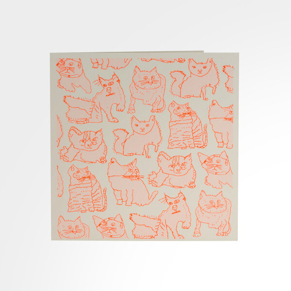 CATS HAND PRODUCED CARD von ARTHOUSE