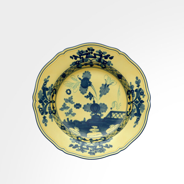 ORIENTE ITALIANO - FILO COLORE - Round flat platter cm 31  Antico Doccia shape von Ginori 1735