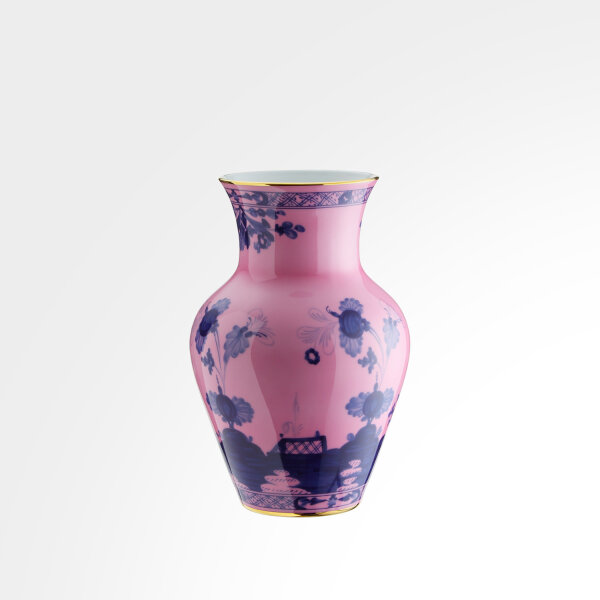 ORIENTE ITALIANO - FILO ORO - Ming vase h cm 25   von Ginori 1735