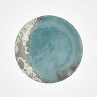 John Derian Blue Crescent Moon Platter von ASTIER DE...