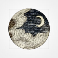 John Derian Cloud &amp; Crescent Moon Saucer von ASTIER...
