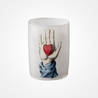 John Derian Heart in Hand Vase von ASTIER DE VILLATTE