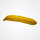 Kerze Banane, L23 H3 cm von Cereria Introna